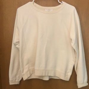 White Everlane sweatshirt in medium